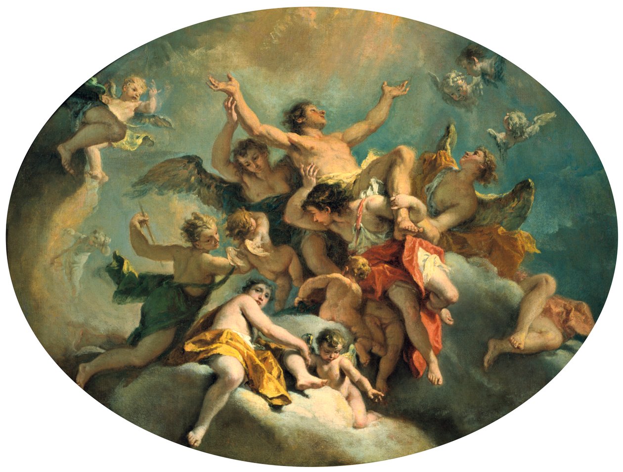Aziz Sebastian'ın Yüceltilmesi, 17. yüzyılın sonlarında 18. yüzyılın sonlarında by Sebastiano Ricci