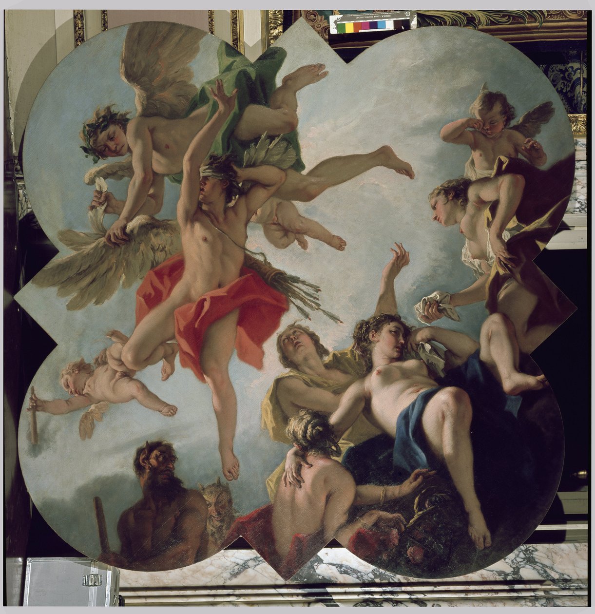 Aşkın cezası (tuval üzerine yağlı boya by Sebastiano Ricci