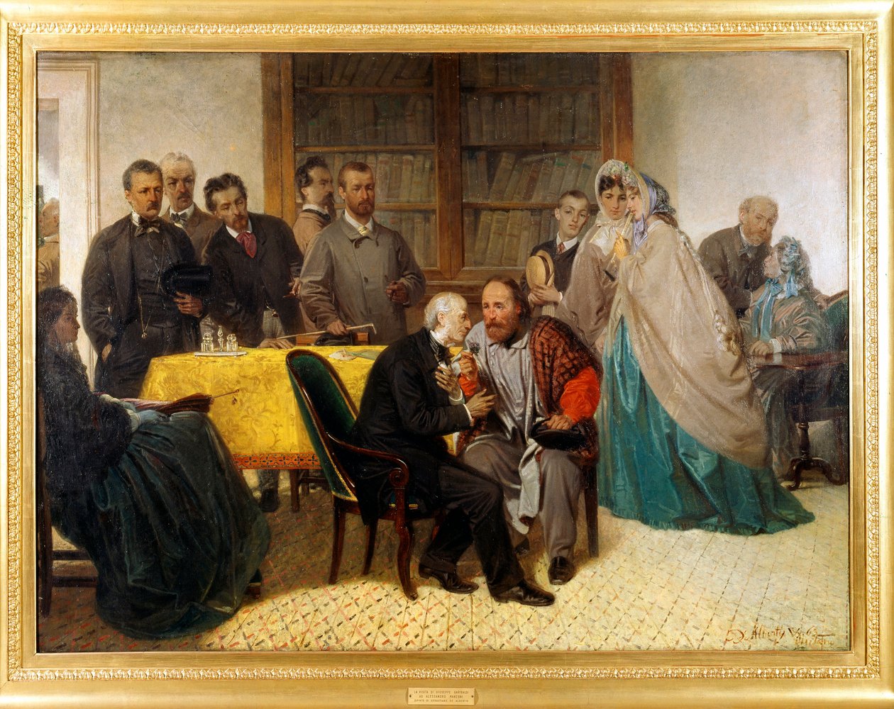 Giuseppe Garibaldi (1807-1882) ve Alessandro Manzoni