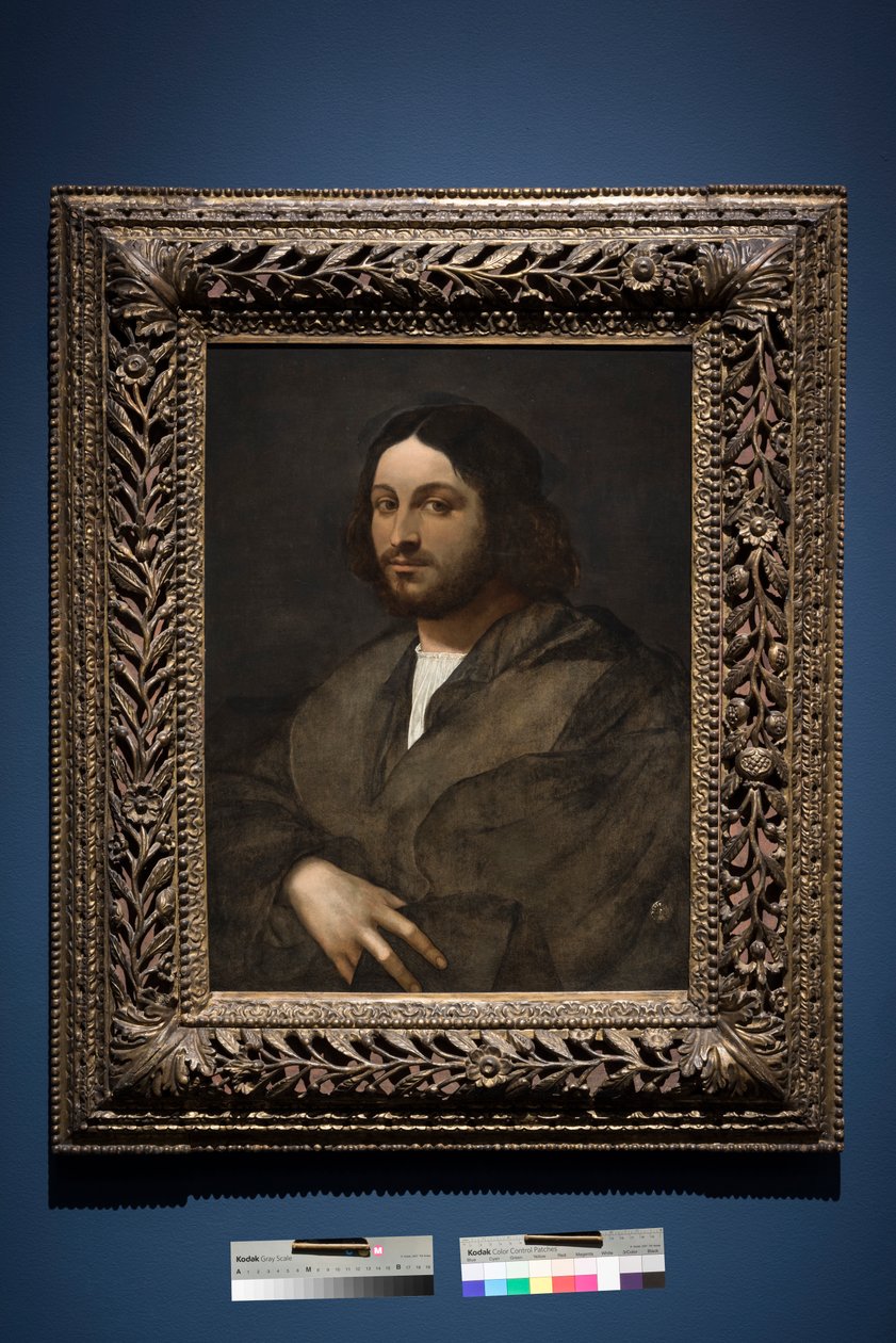 Bir Adamın Portresi, c.1516-20 (panel üzeri yağlı boya, panodan aktarılmış) by Sebastiano del (c.1485 1547) Piombo