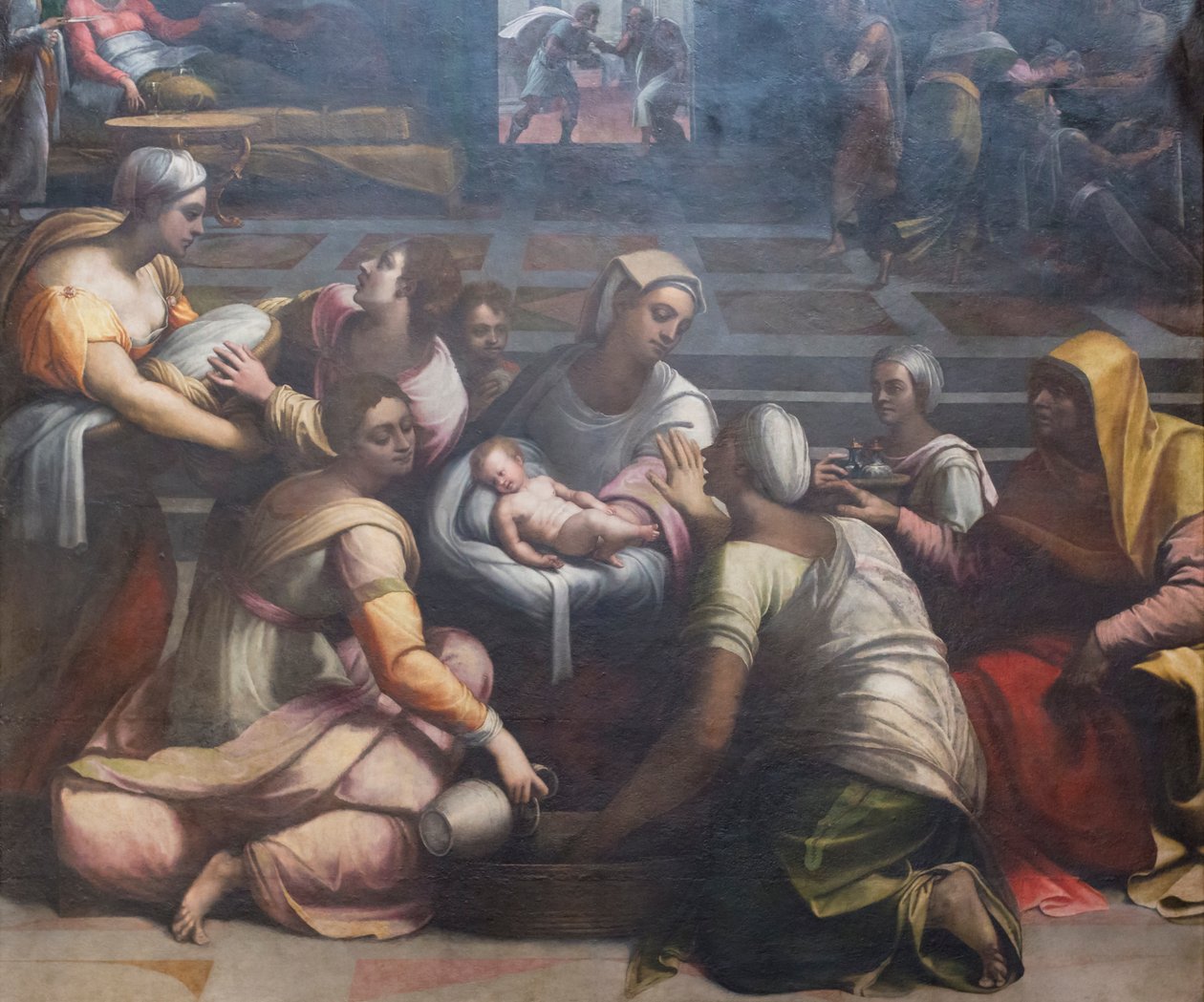 Bakire'nin doğuşu by Sebastiano del (c.1485 1547) Piombo