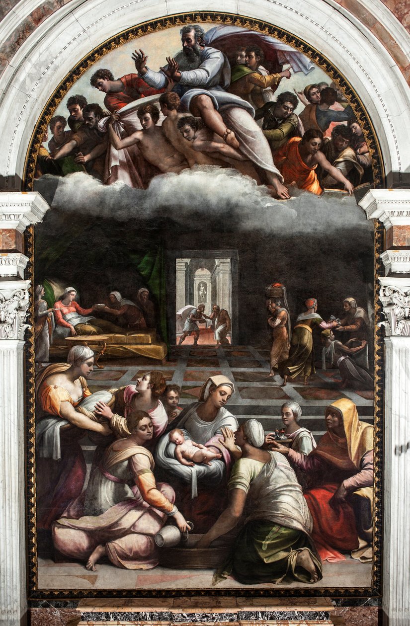 Bakirenin doğuşu (Resim by Sebastiano del (c.1485 1547) Piombo