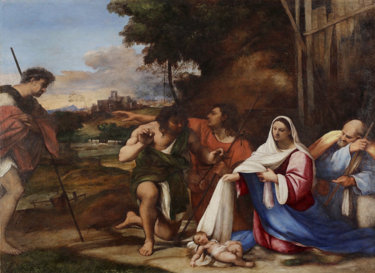 Çobanların Hayranlığı, 1510 by Sebastiano del Piombo