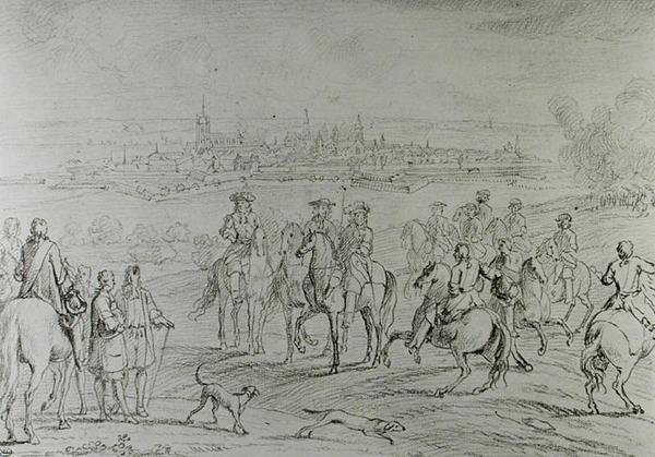 Oudenaarde Kuşatması by Sebastien I Le Clerc