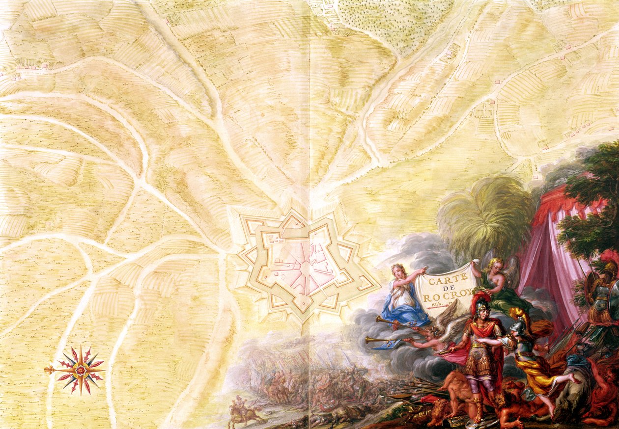 Ms 988 Tome 3 fol.14 Rocroi Haritası, 