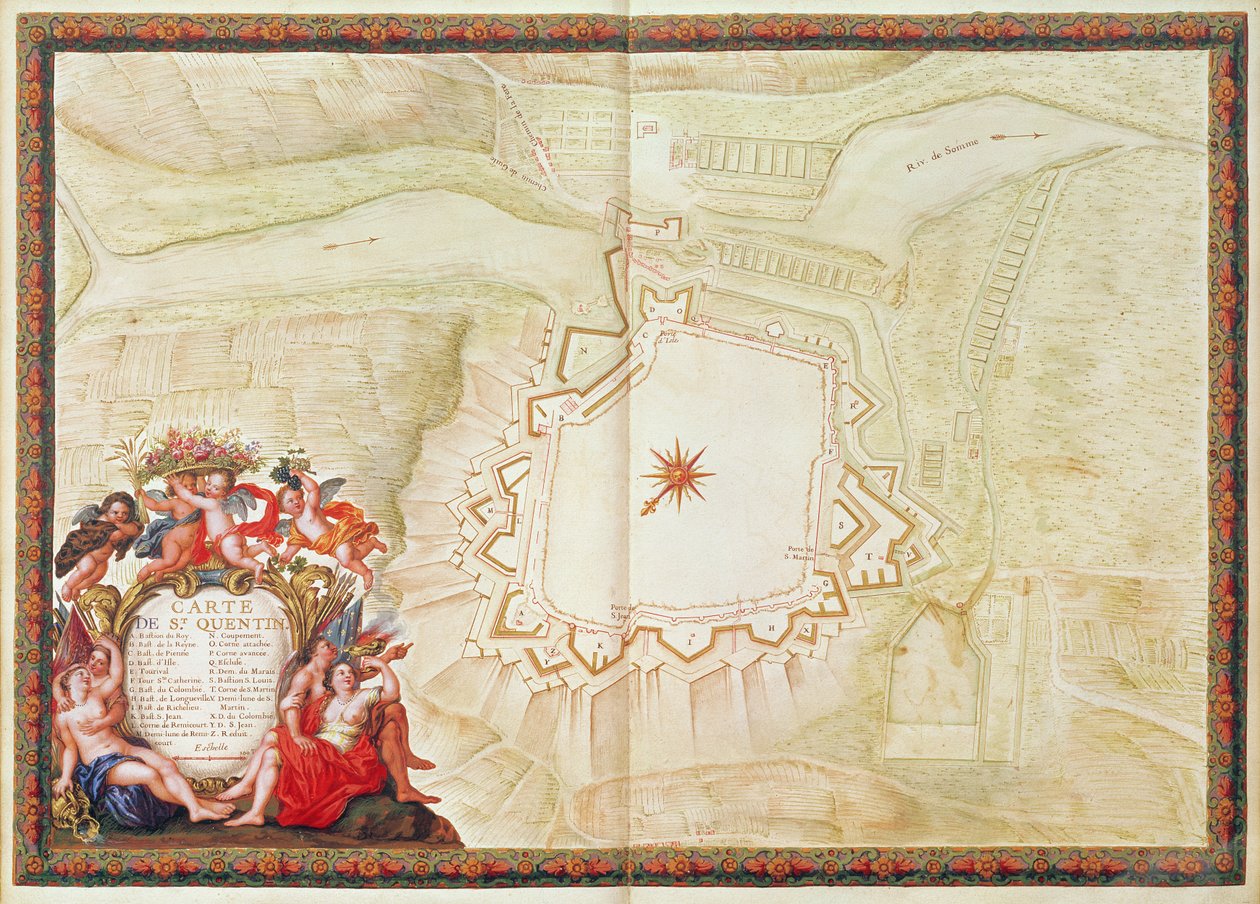 Ms. 988, Cilt 3 fol.10 Saint-Quentin Haritası, 