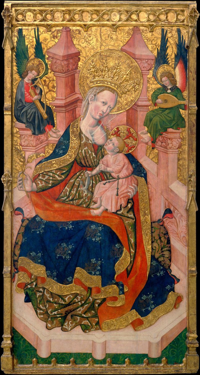 Bakire Emzirme Çocuğu by Master of Estopiñán