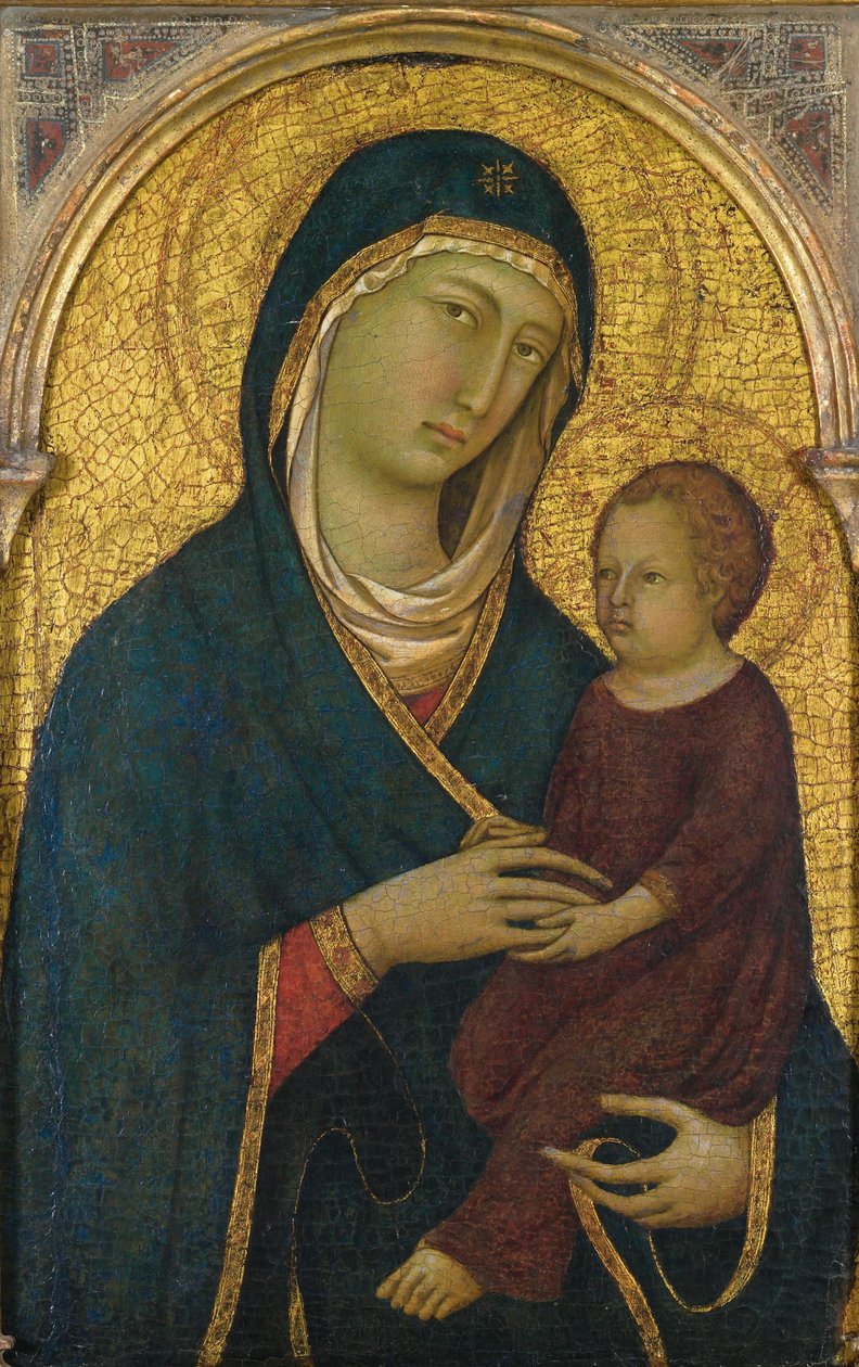 madonna ve çocuk by Segna di Bonaventura