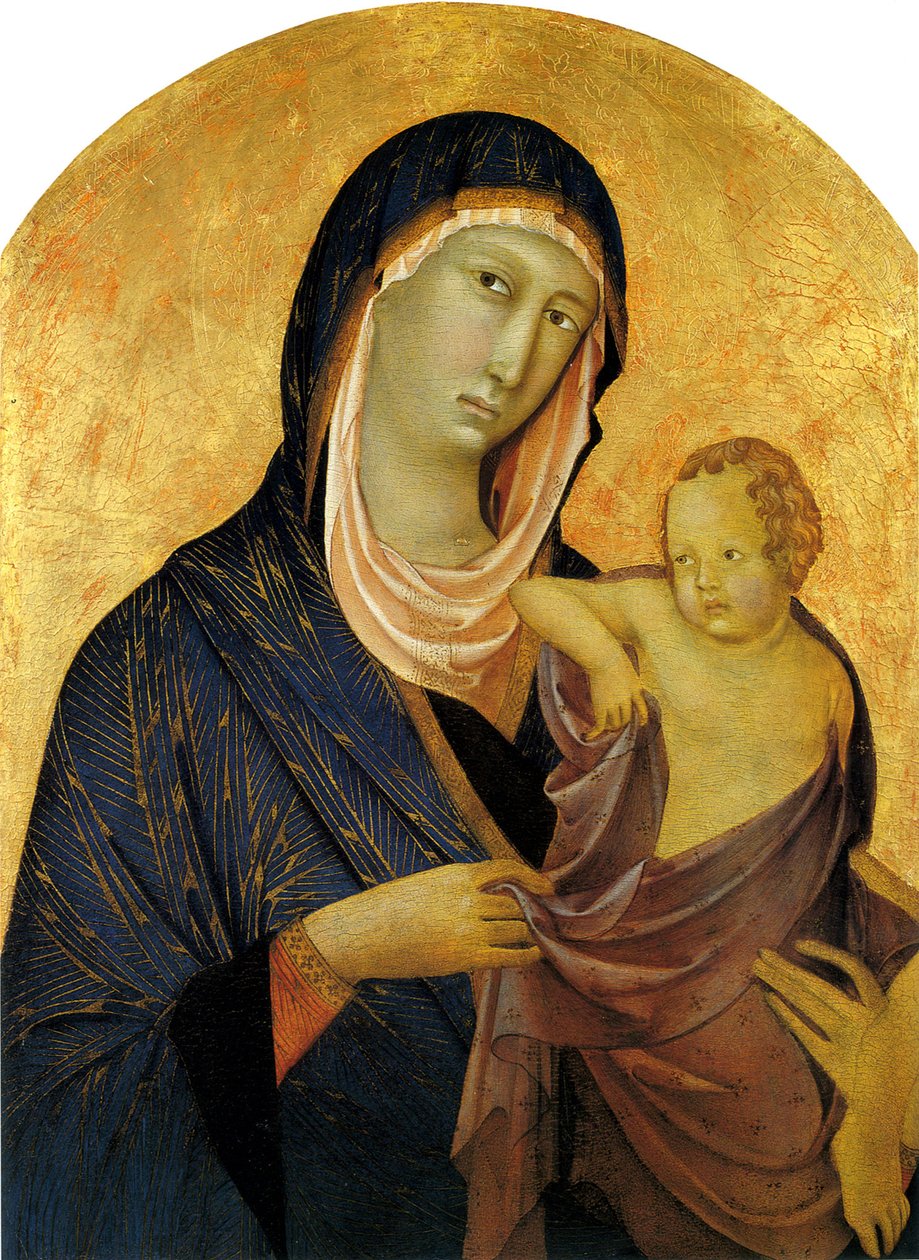 Madonna ve Çocuk, yaklaşık 1320 by Segna di Bonaventura