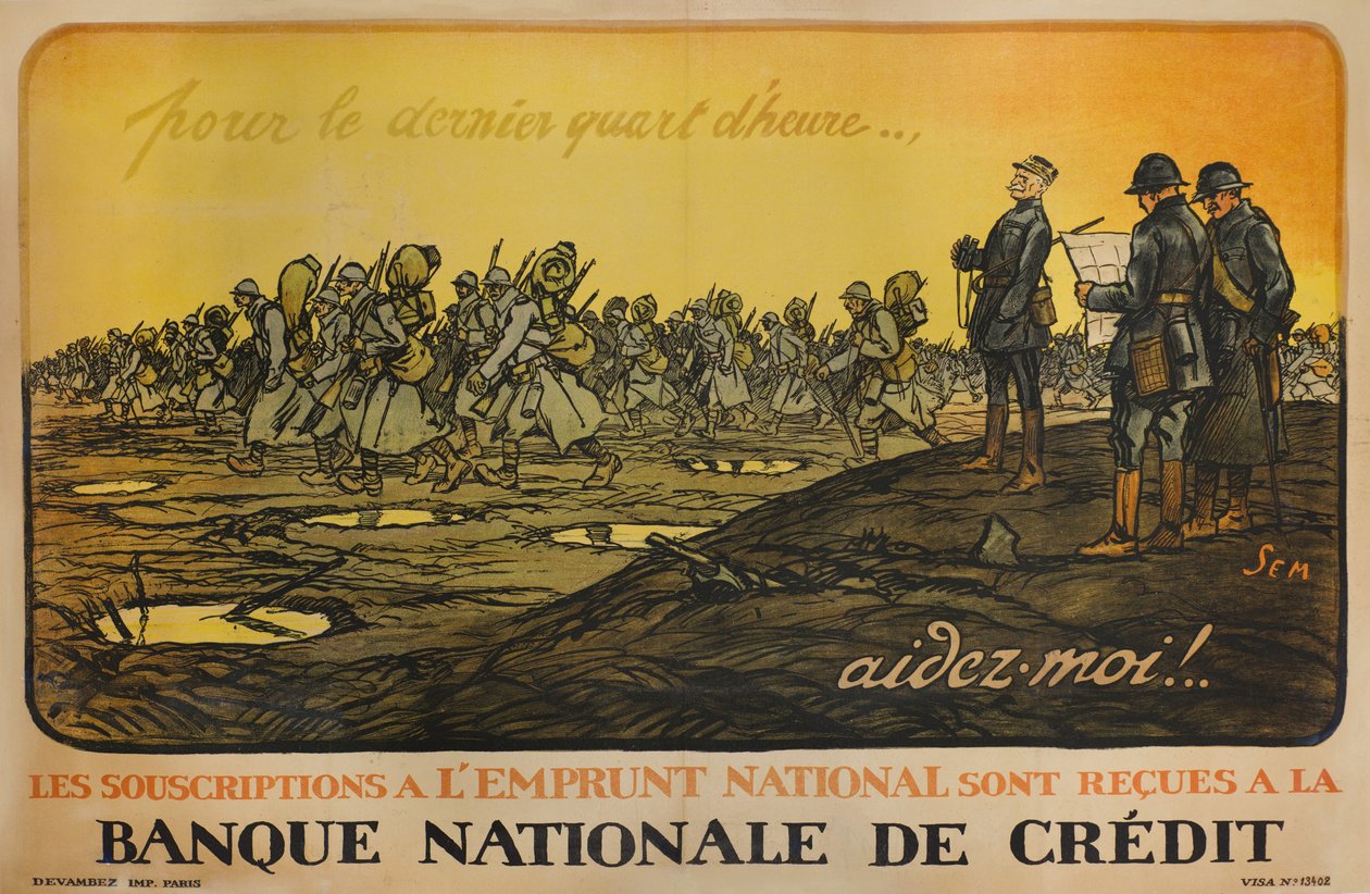 Bir saatin son çeyreğinde .., bana yardım et!., 1918 by Sem