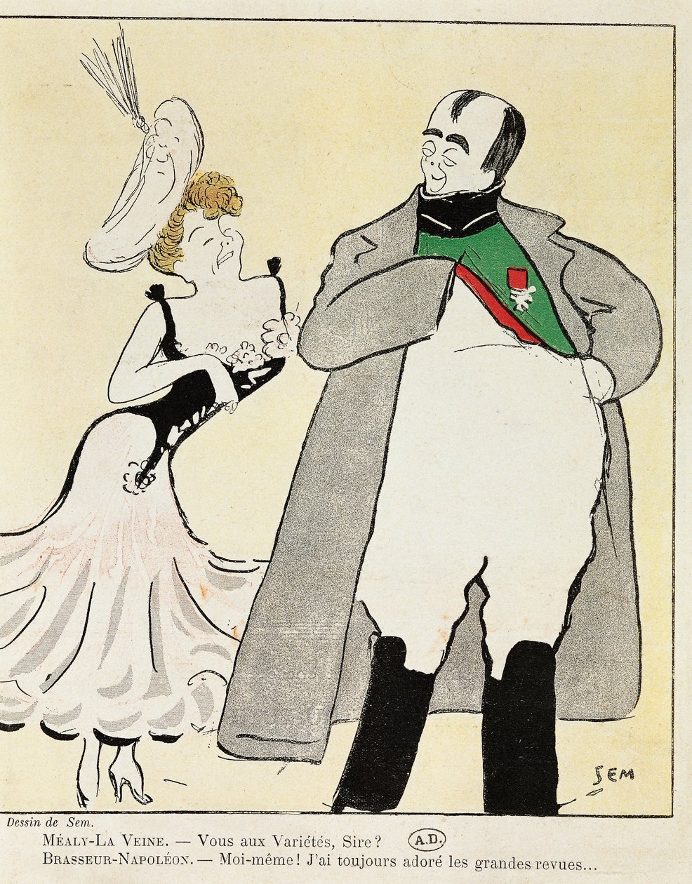 Aktör Albert Bresseur 1901 (1862-1932), Madame Sans-Gene