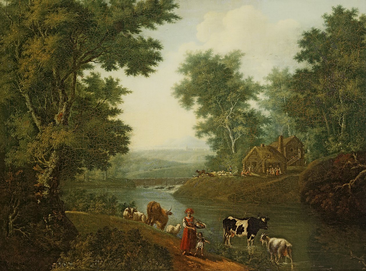 Petersburg Çevresindeki Manzara by Semen Fedorovich Shchedrin