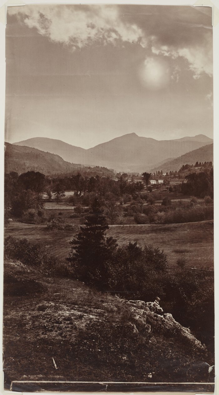 Keene Valley, Adirondacks (albüm baskısı) by Seneca Ray Stoddard