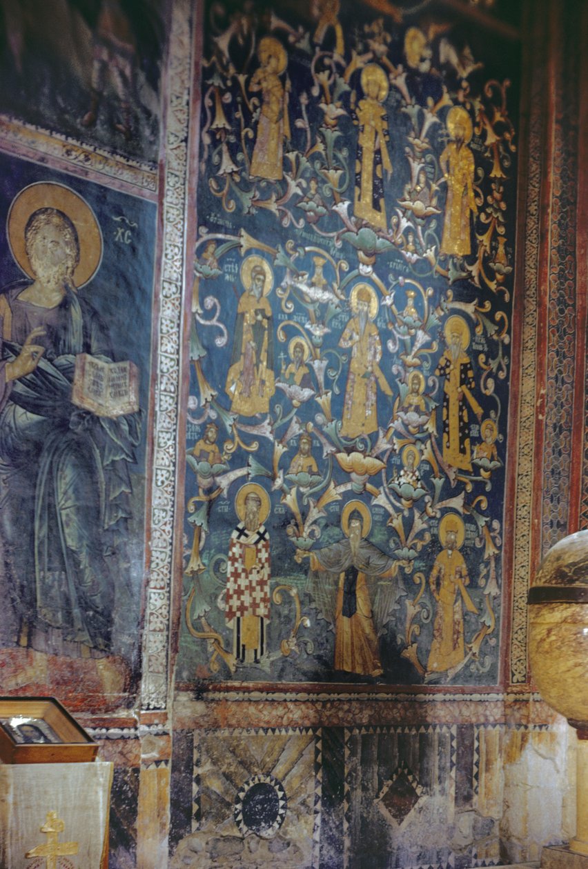 Nemanjic Aile Ağacı, 1335-48 by Serbian School