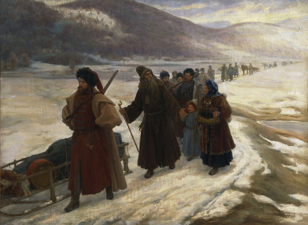 Çayır urki boyunca delici bir çığlık çaldı by Sergei Dmitrievich Miloradovich
