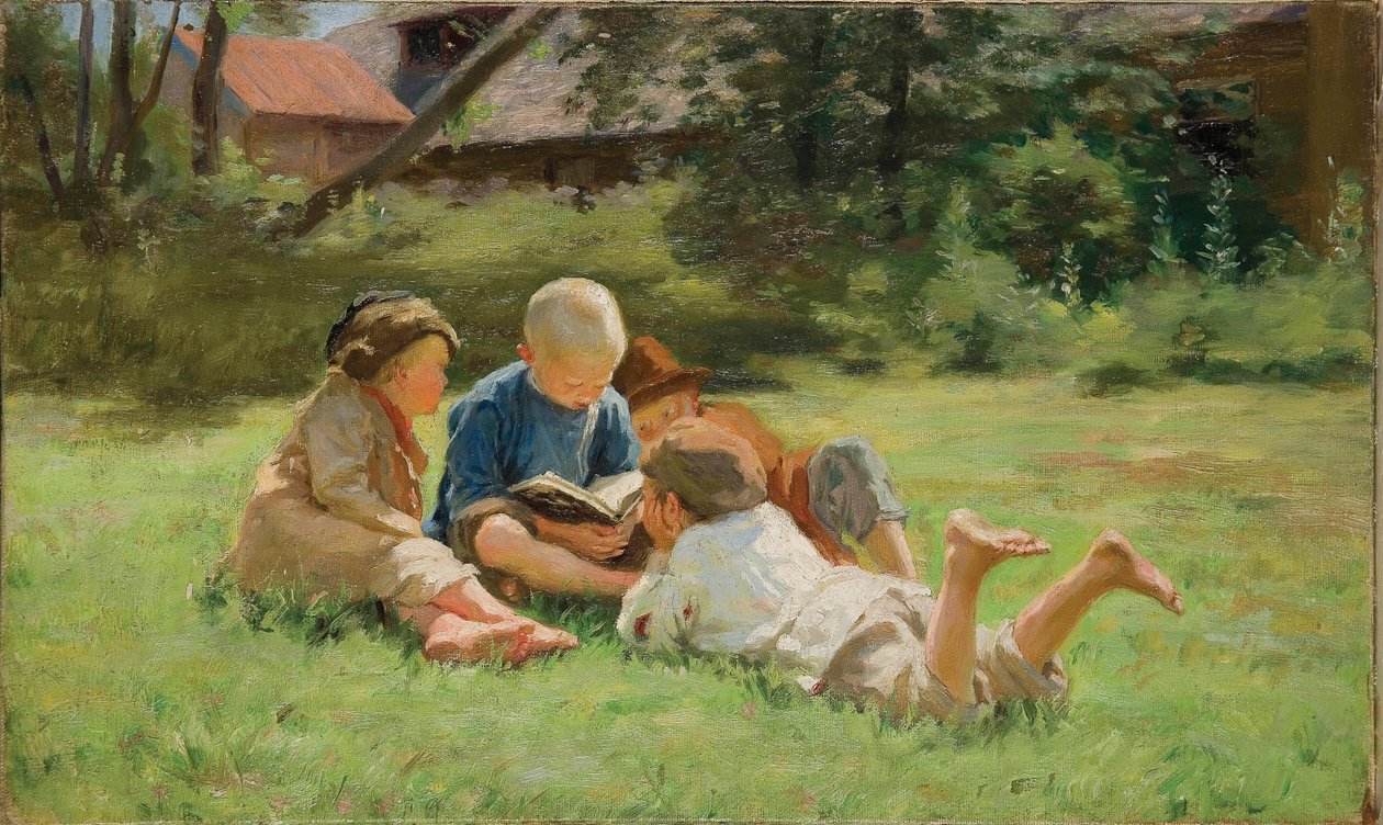 Çocuklar - Vinogradov, Sergei Arsenyevich (1869-1938) - 1890