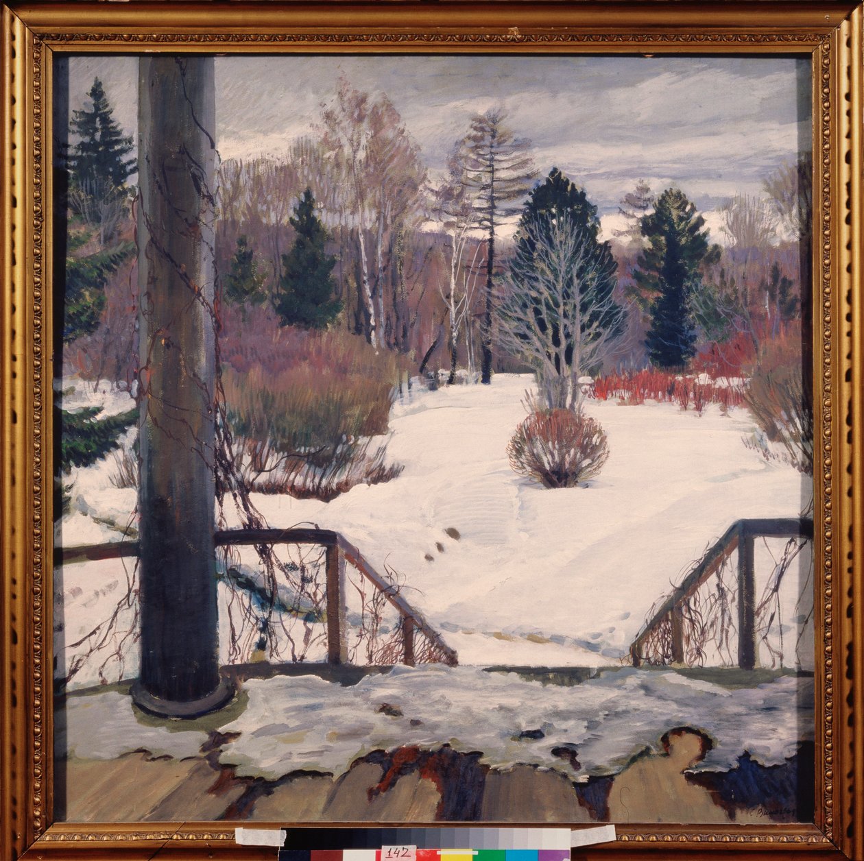 Bahar geliyor - Tablo Sergei Arsenyevich Vinogradov (1869-1938), tuval üzerine yağlı boya by Sergei Arsenevich Vinogradov