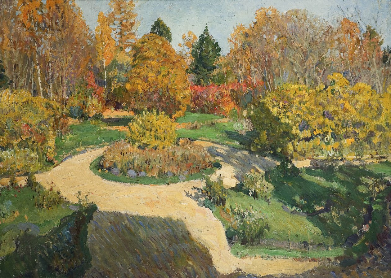 Sonbaharda Bahçe, 1910 by Sergei Arsenevich Vinogradov
