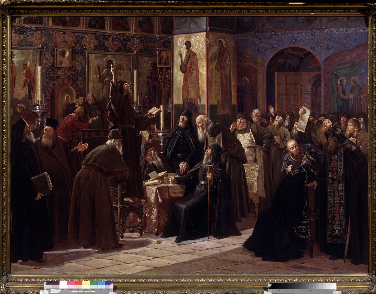 1666'da Solovetsky Manastırı'nın ayaklanması (1666'da Solovetsky Manastırı Ayaklanması). Eski İnananlar tarafından Ortodoks Kilisesi'nin raskolunun (veya 1666-1667 bölünmesinin) 1653'ten itibaren Moskova Patriği'nin reformlarına kar by Sergei Dmitrievich Miloradovich
