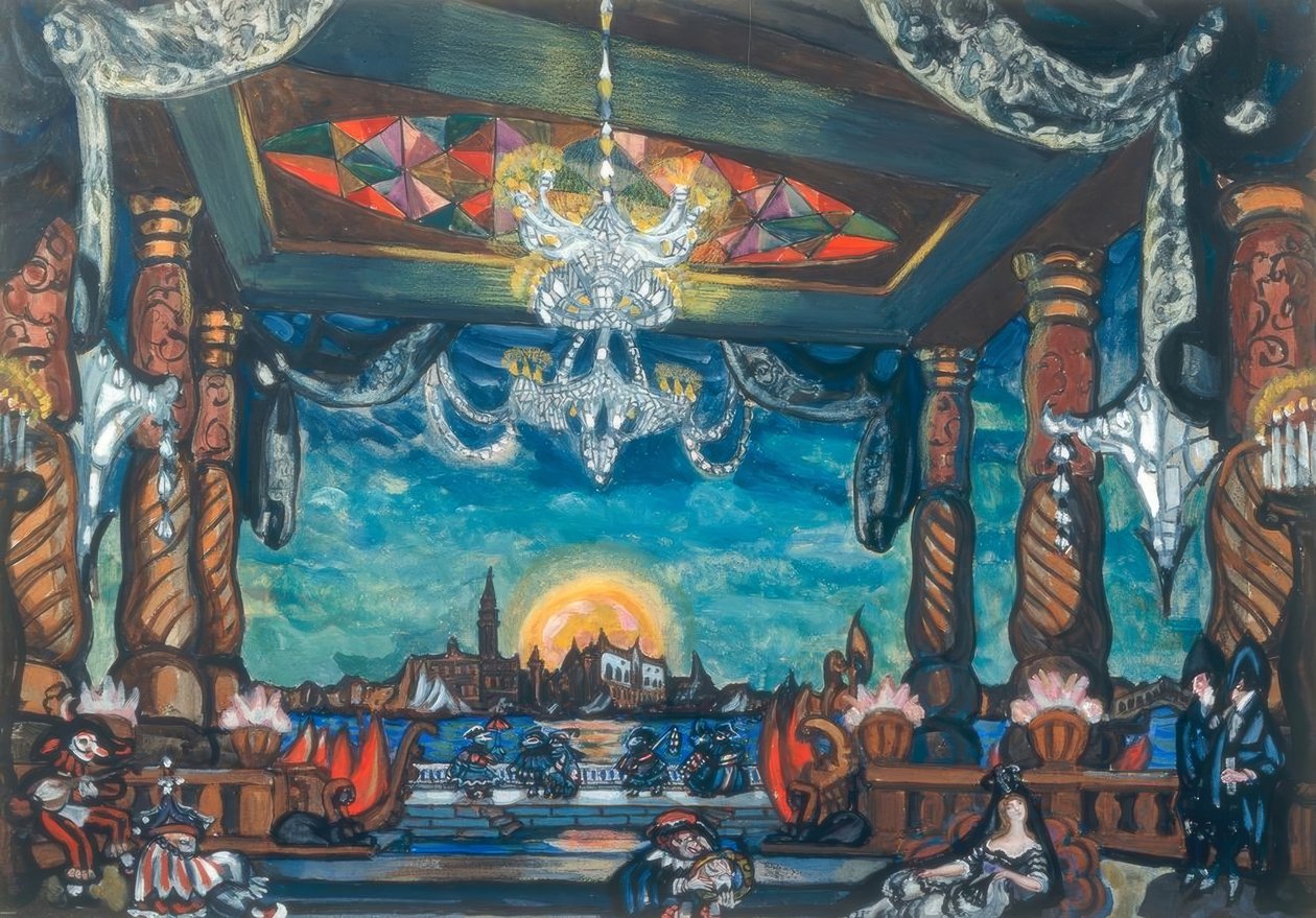 J. Offenbach, Hoffm. cevher. / Sudeikin by Sergei Jurjewitsch Sudeikin