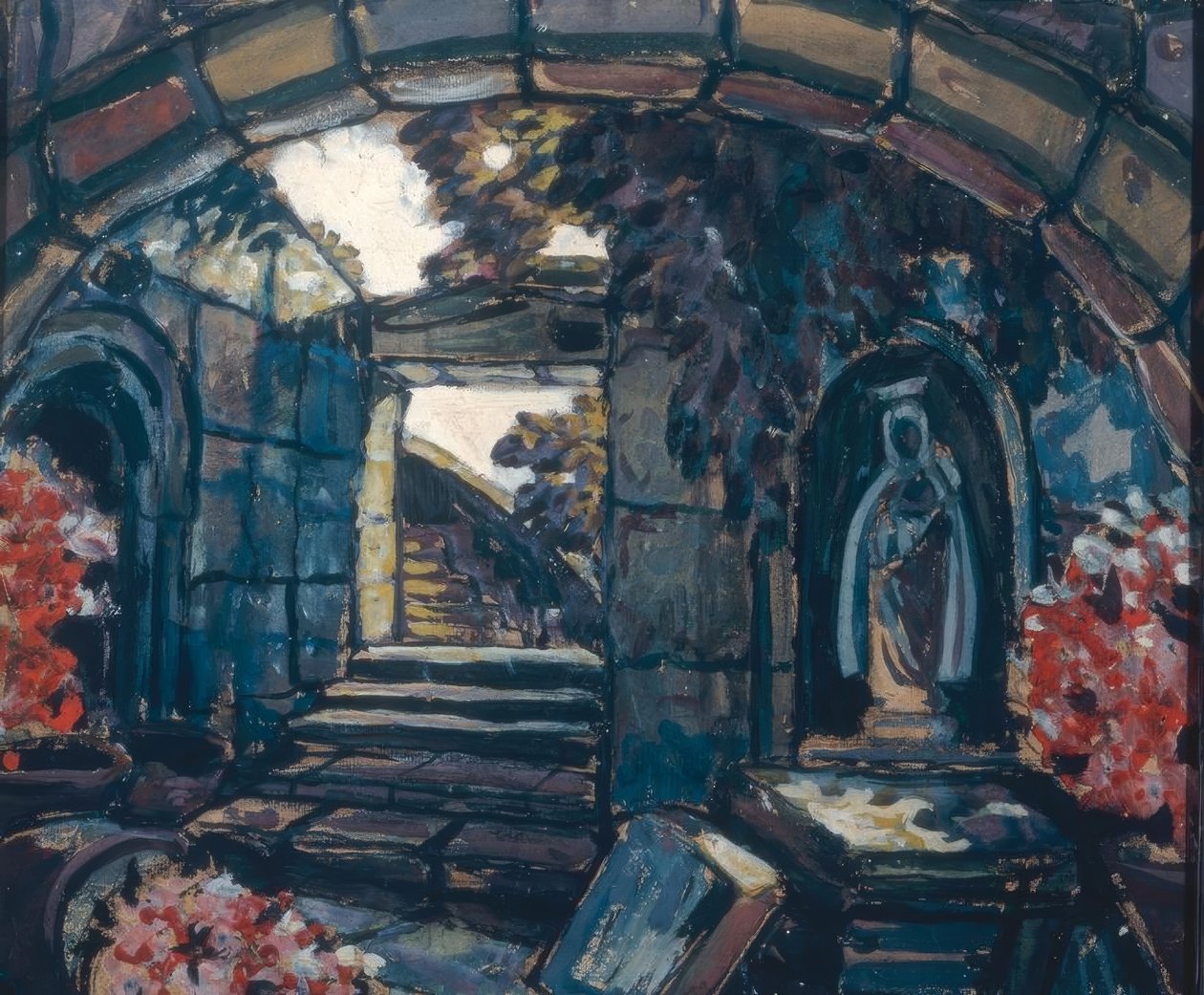 Maeterlinck, kardeş Beatrix / Sudeikin by Sergei Jurjewitsch Sudeikin