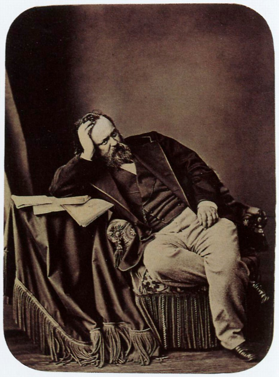 Alexander Herzen, Rus yazar ve düşünür, 1861 by Sergei Lvovich Levitsky