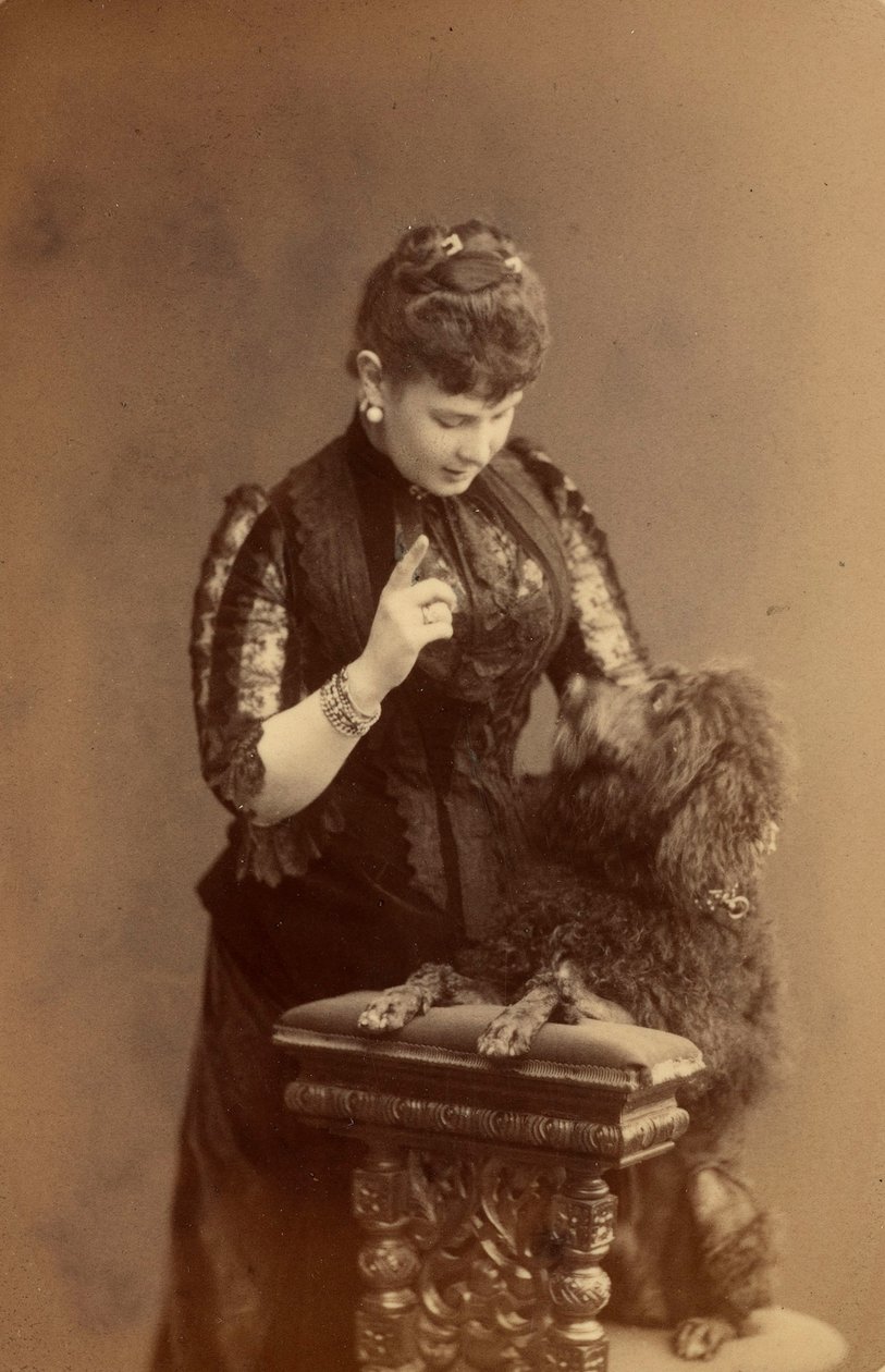 Marie Pavlovna de Russie - Rusya Büyük Düşesi Maria Pavlovna (1854-1920), Levitsky, Sergei Lvovich (1819-1898). Albümin Fotoğrafı, yaklaşık 1885. Rus Devlet Film ve Fotoğraf Arşivi, Krasnogorsk by Sergei Lvovich Levitsky