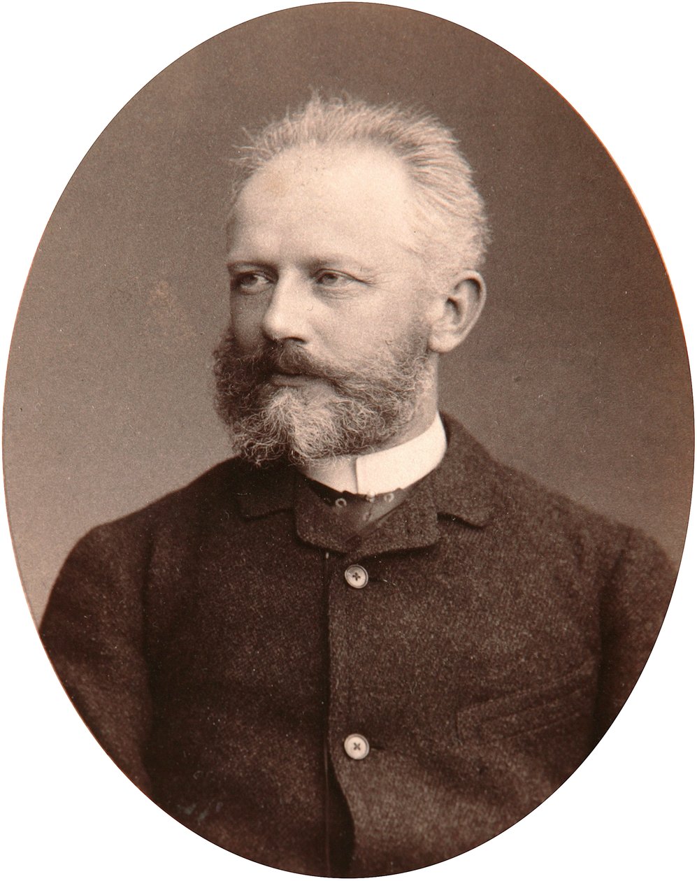 Peter Çaykovski, Rus besteci, 19. yüzyılın sonlarında by Sergei Lvovich Levitsky
