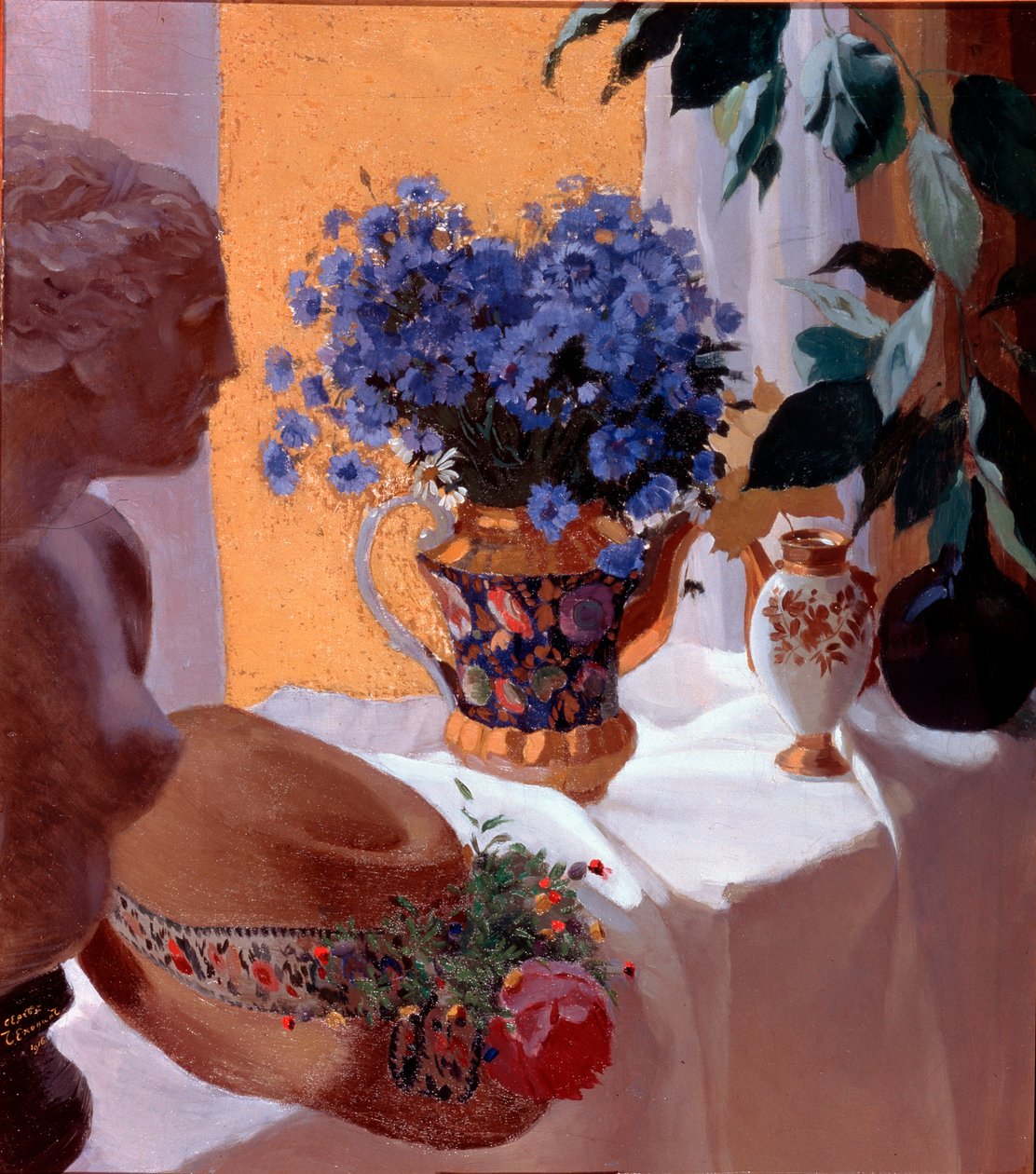 ""Doğa morte"" Peinture de Sergei (Serge) Tchekhonine (1878-1936) 1916 Devlet Açık Hava Tarih, Mimarlık ve Sanat Müzesi, Pskov by Sergei Tchekhonine