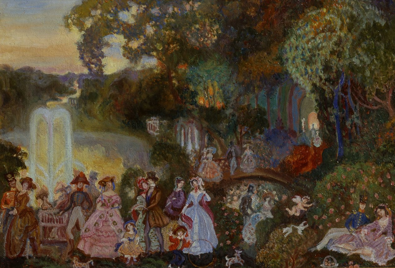 Halka Açık Eğlence, 1906 by Sergei Yurievich Sudeykin