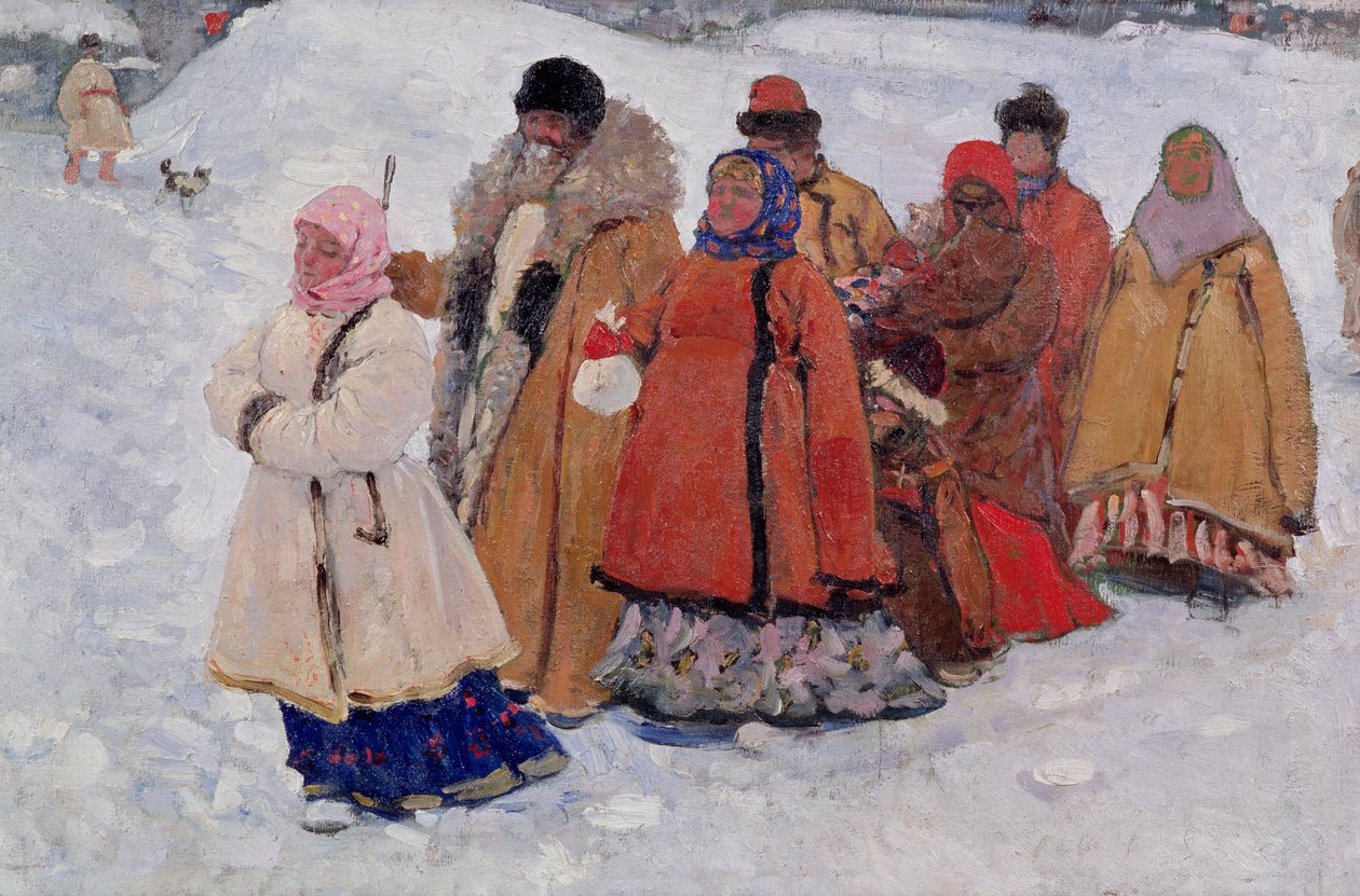 Bir Aile, 1909 by Sergej Vasilevic Ivanov