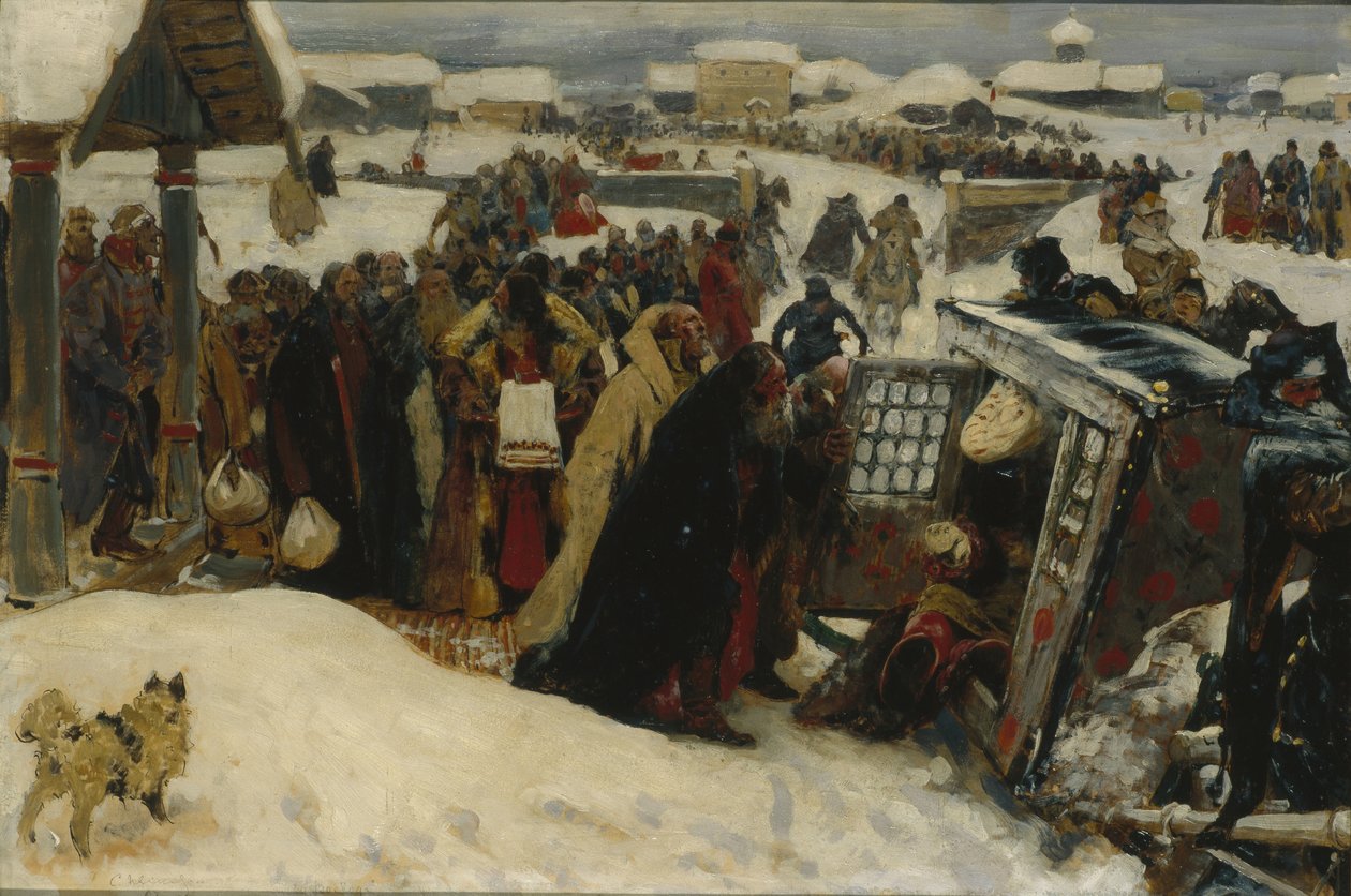 Bir voyvodanın gelişi, 1907 by Sergej Vasilevic Ivanov
