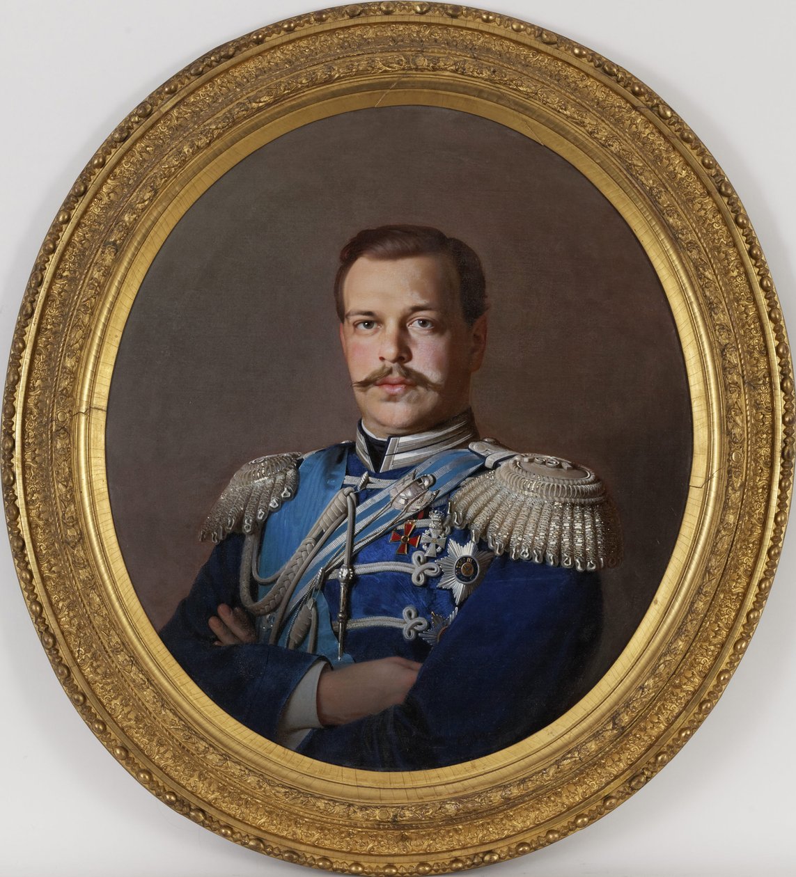 İmparator Alexander III 1845-1894, yaklaşık 1865 portresi by Sergey Konstantinovich Zaryanko