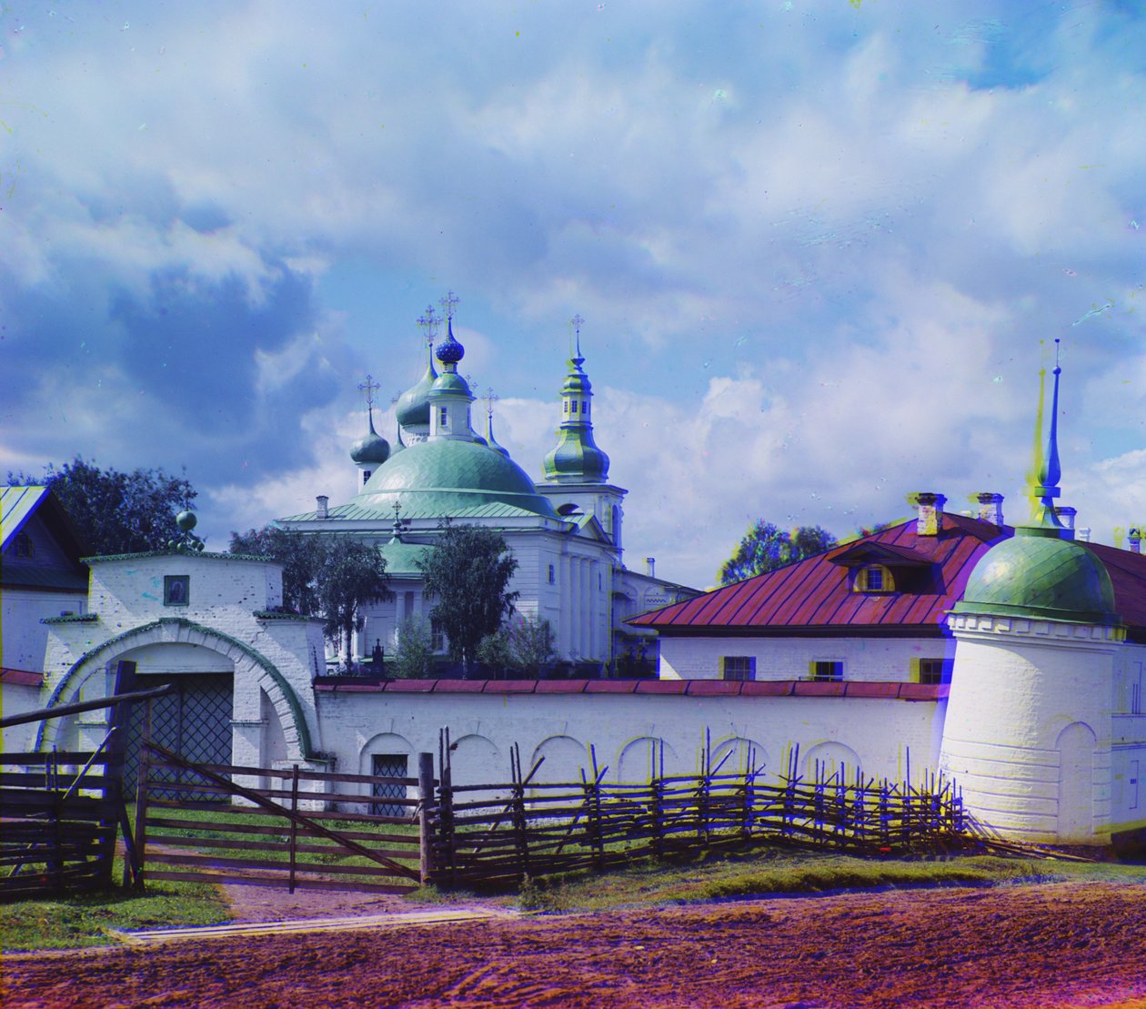 Yoldan Goritsky Manastırı'nın ana katedrali, 1905-1915 by Sergey Prokudin Gorsky