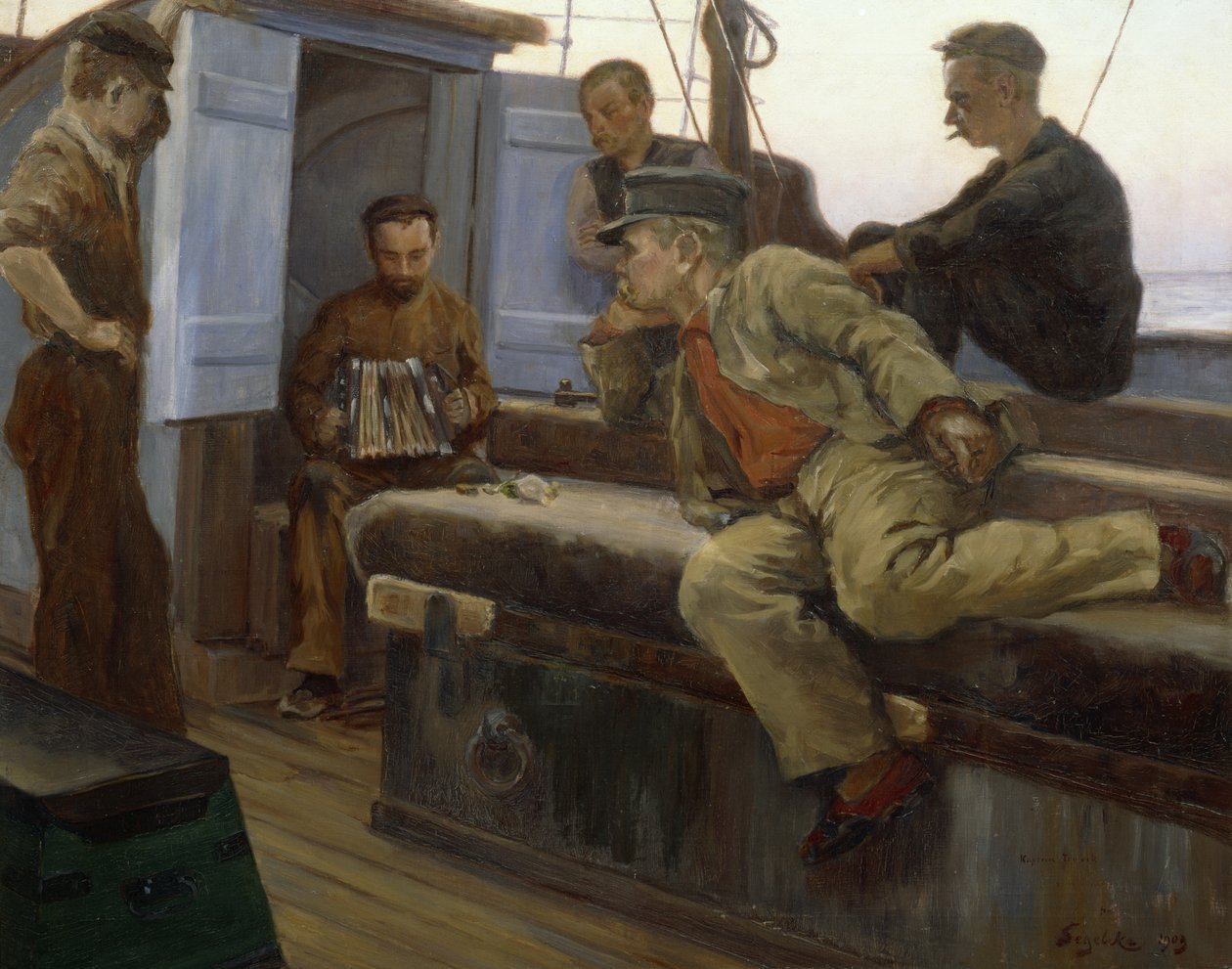 Gemiye binmek / Görevde değil by Severin Segelcke