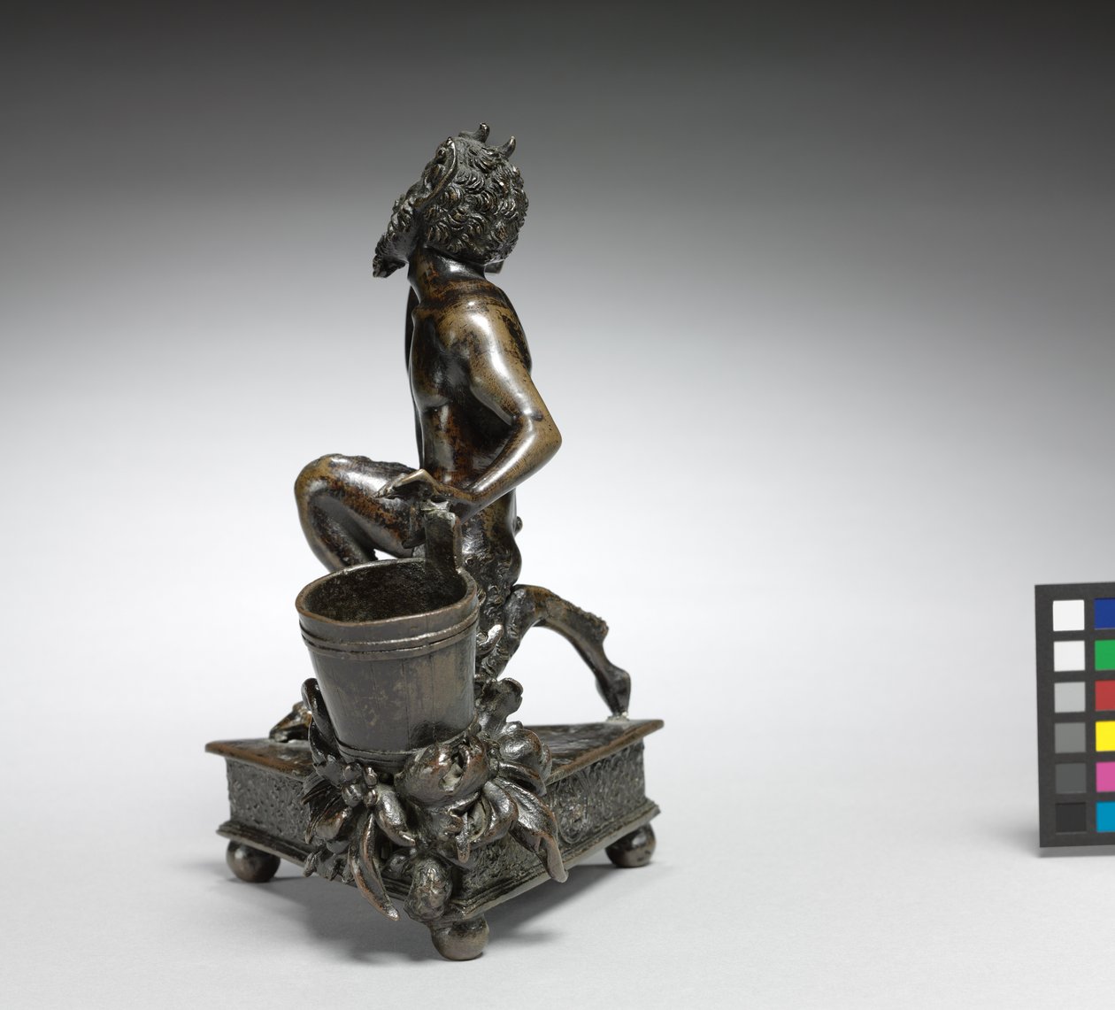 Diz çökmüş Satyr, c.1520 (bronz) by Severo da Ravenna