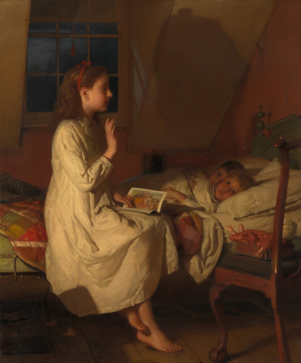 Altın Kilitlerin Öyküsü, ca. 1870. by Seymour Joseph Guy