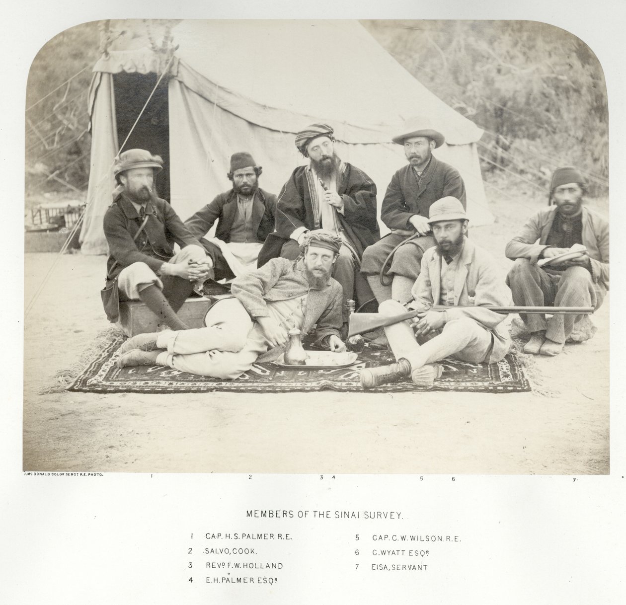 Sina Araştırması Üyeleri, 1868 by Sgt. James M. McDonald