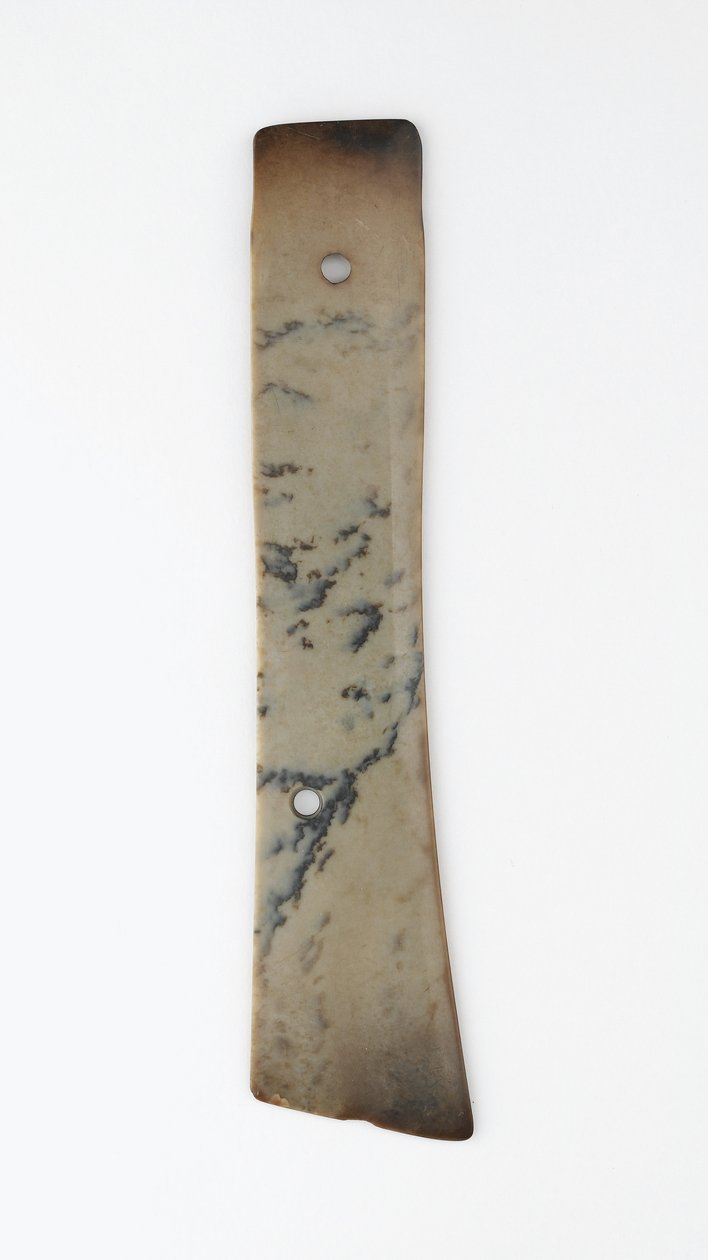 Tören aleti (yeşim taşı) by Shang Dynasty Chinese School