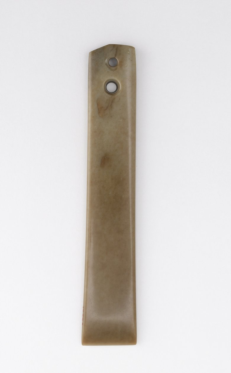 Tören aleti (yeşim taşı) by Shang Dynasty Chinese School
