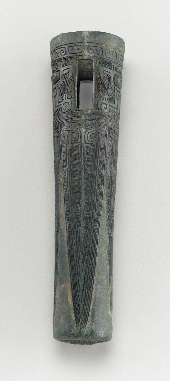 Araba montajı: aks kapağı (bronz) by Shang Dynasty Chinese School