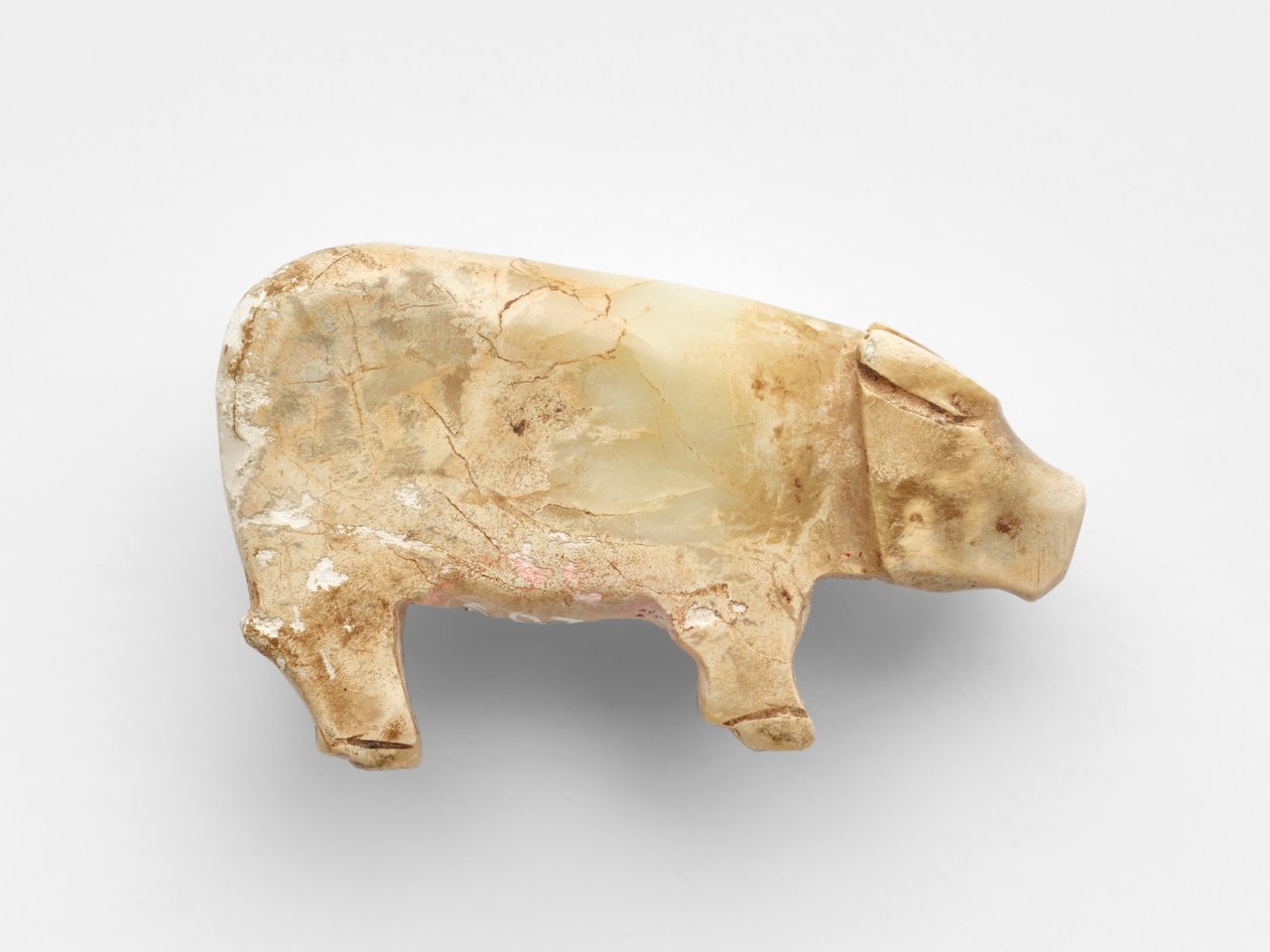 Manda şeklinde kolye, MÖ 1100-1000 civarı by Shang Dynasty Chinese School