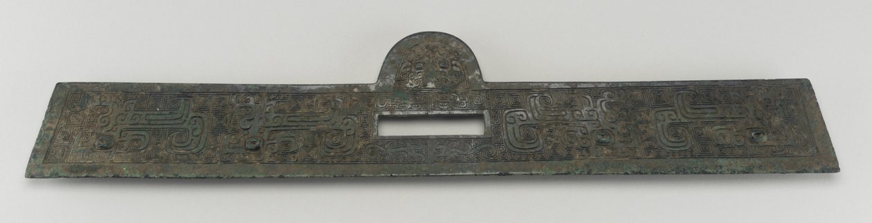 Arkaya takmak için beş halkalı olası araba montajı (bronz) by Shang Dynasty Chinese School