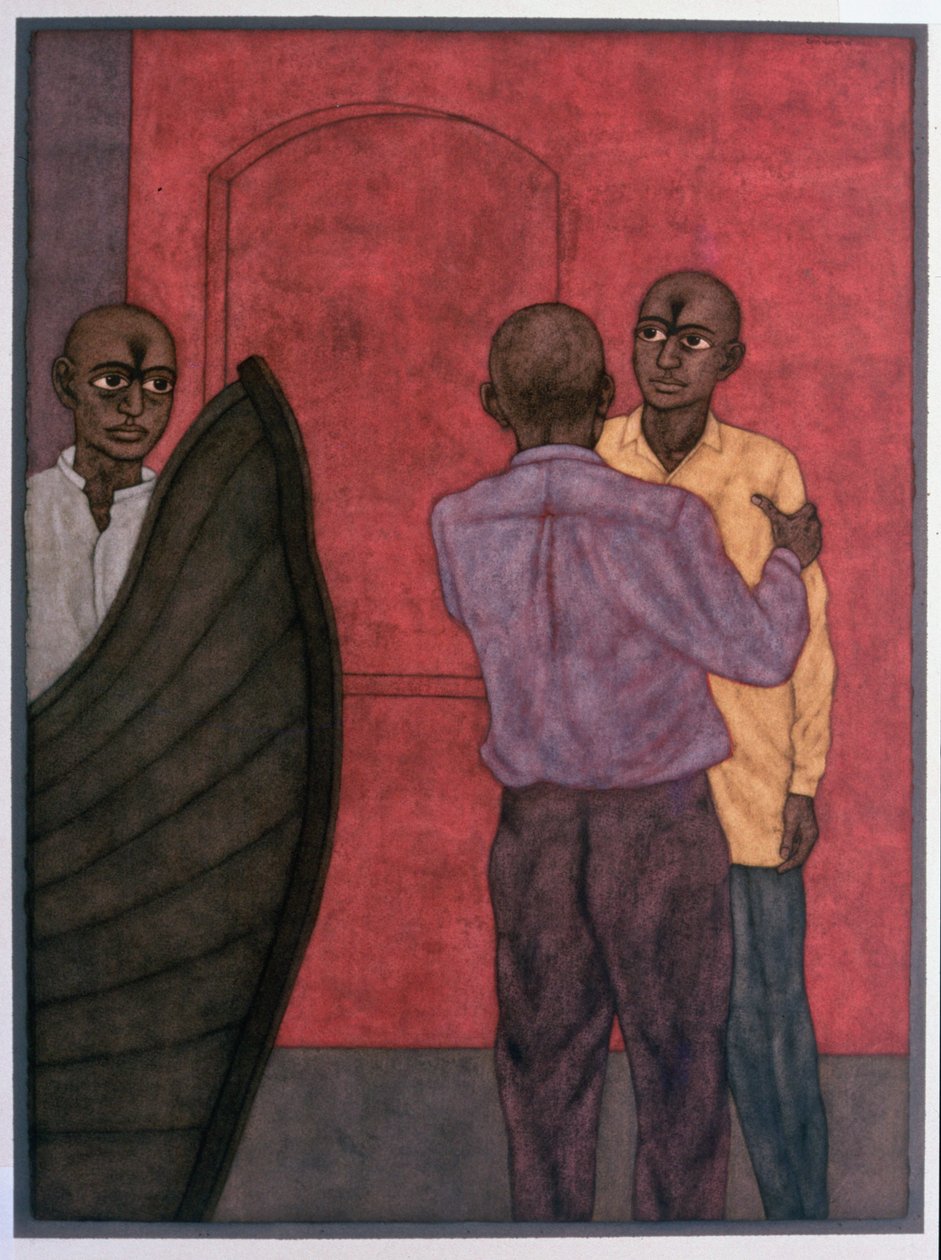 Eve Dönüş - Uzun Bir Aradan Sonra, 1998 (kağıt üzerinde wc) by Shanti Panchal