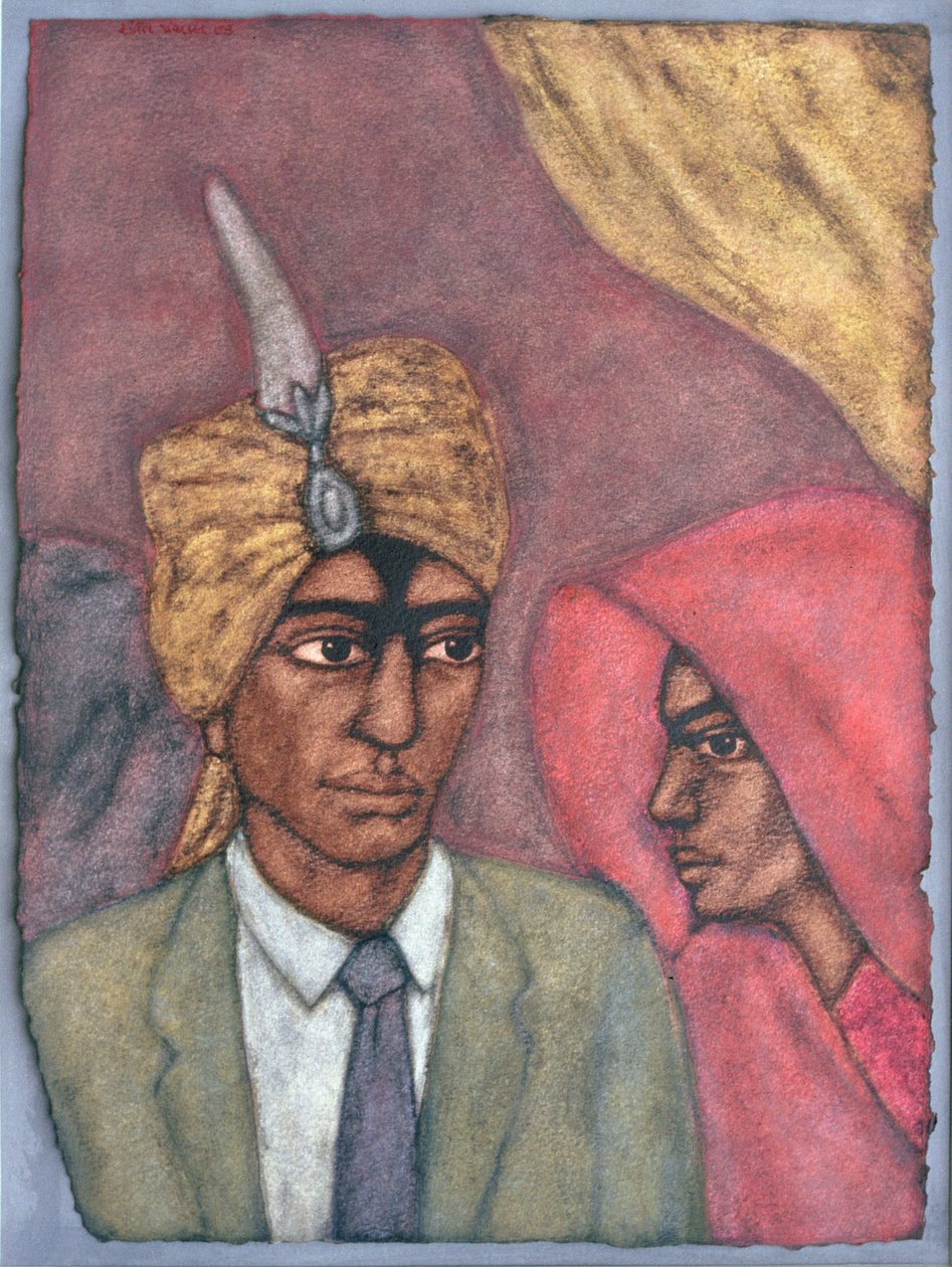 Birlik, 1993 (kağıt üzerinde wc) by Shanti Panchal