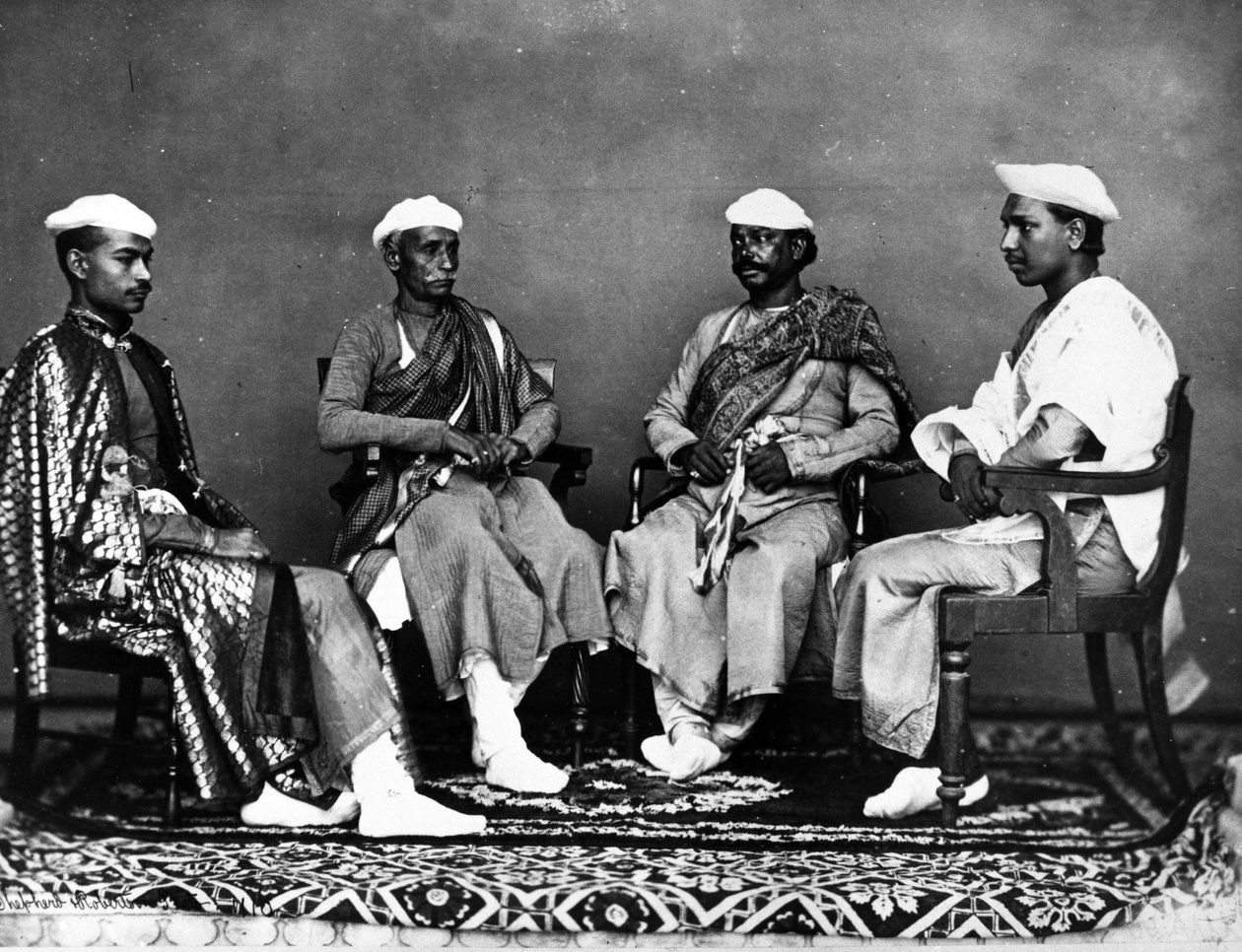 Bankacılar, Delhi, c.1863 by Shepherd and Robertson