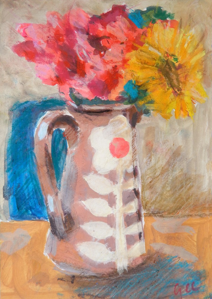 Çiçekli Sürahi, 2017 by Sheri Gee