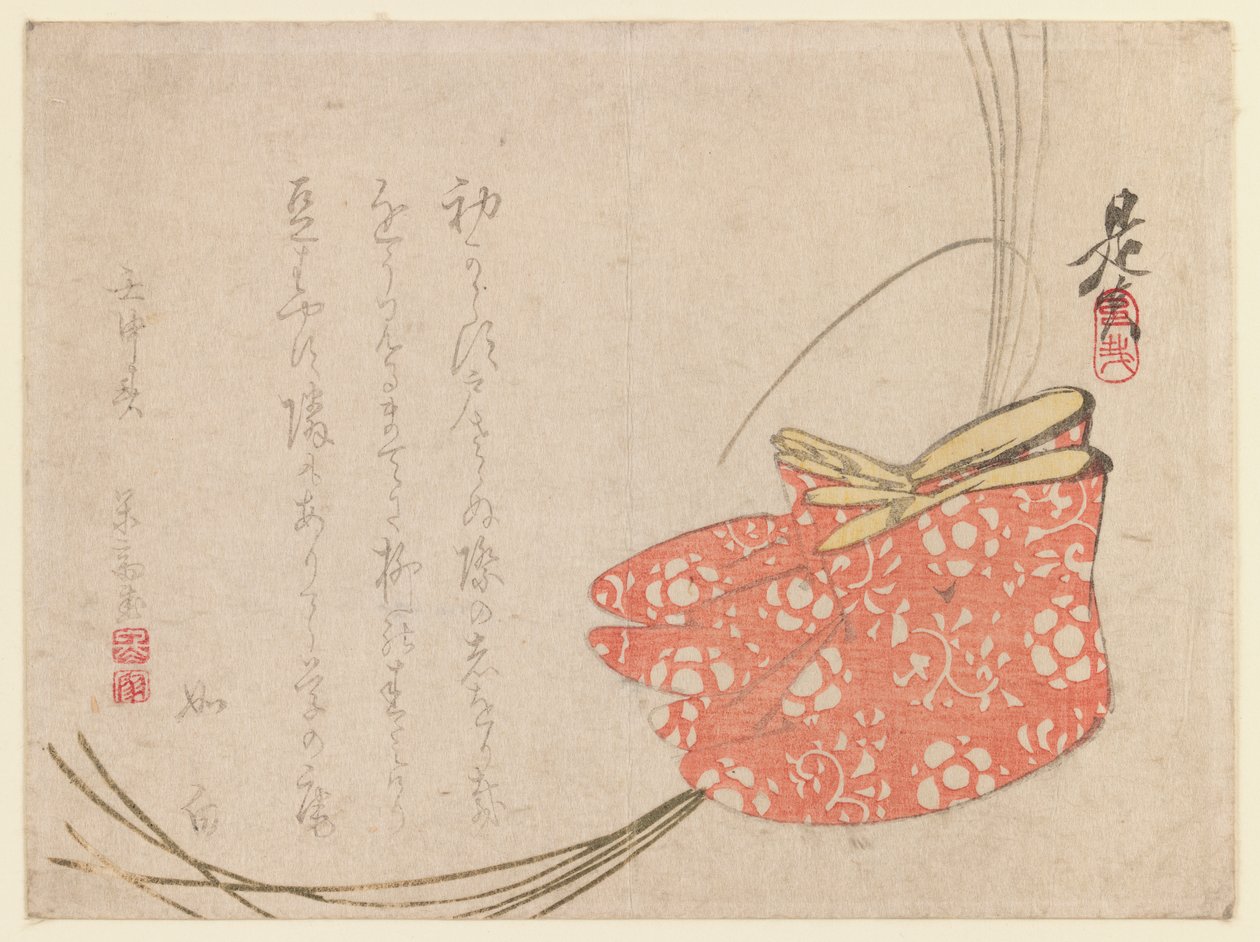 Surimono (tahta baskı) by Shibata Zeshin