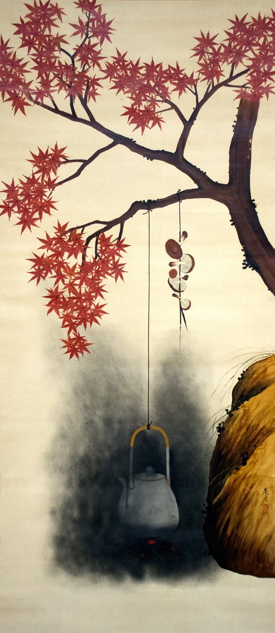 Sonbahar Akçaağaç, 19. yüzyılın sonlarında. by Shibata Zeshin
