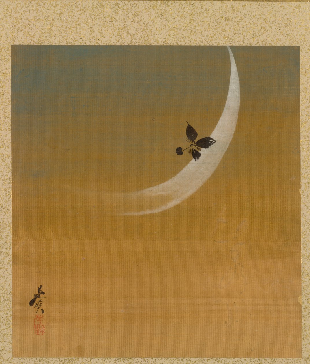 Saygıdeğer Zeshin'in Resim Albümünden Hilal by Shibata Zeshin